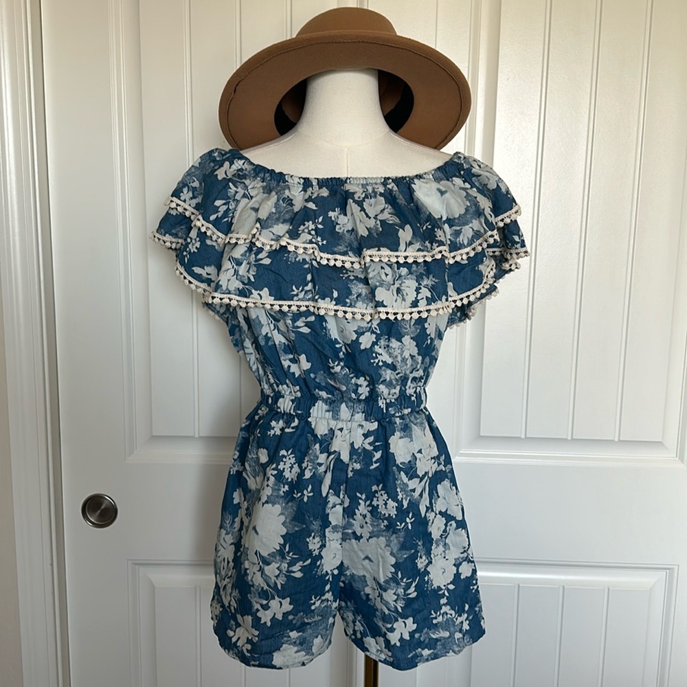 Romper- off the shoulder
